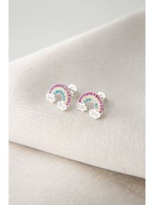 Lodie Silver Srebrne kolczyki-wkrętki z cyrkoniami rozmiar: onesize. Szare kolczyki Lodie Silver, z cyrkonią, srebrne. Za 63,95 zł.