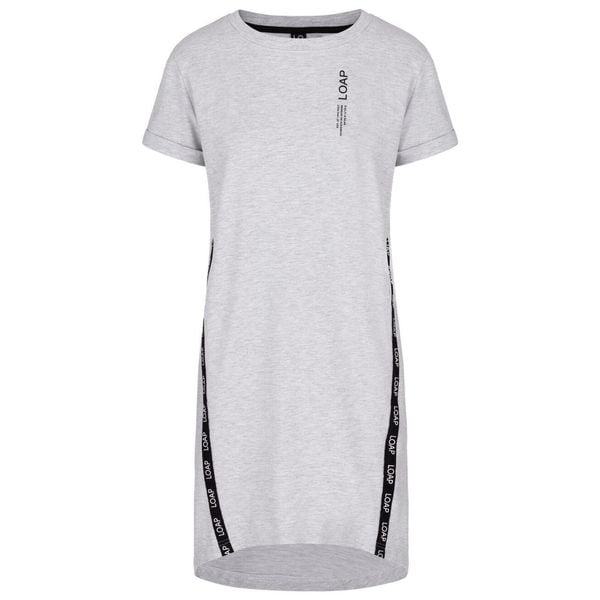 Sukienka damska LOAP Ewelina szara M. Szare sukienki WOMEN'S HEALTH, m, bez wzorów, sportowe, bez kołnierzyka, bez ramiączek, sportowe. Za 198,99 zł.