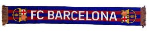 Szalik Barcelona - oficjalny licencjonowany. Czerwone szaliki FC BARCELONA, bez wzorów, z materiału. Za 92,90 zł.