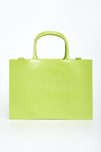 Torebka damska shopper ARMANI EXCHANGE. Shopper bag Armani Exchange, bez wzorów, bez dodatków. W wyprzedaży za 531,75 zł.
