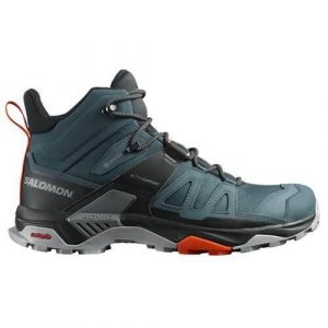 Buty trekkingowe damskie Salomon X Ultra Mid 4 Gtx Gore-tex. Niebieskie buty trekkingowe Salomon, z gore-texu, za kostkę, bez zapięcia. Za 776,00 zł.