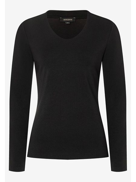 More & More Koszulka w kolorze czarnym rozmiar: 40. Czarne bluzki More & More, bez wzorów, bez kołnierzyka, bez ramiączek. Za 88,02 zł.