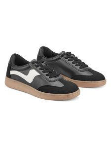 Inselhauptstadt Sneakersy w kolorze czarnym rozmiar: 41. Czarne trampki Inselhauptstadt, bez wzorów, bez zapięcia. Za 130,45 zł.