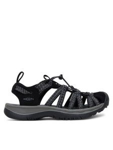 Keen Sandały Whisper W 1028815 Czarny. Czarne buty trekkingowe Keen, z materiału, bez zapięcia. Za 289,99 zł.