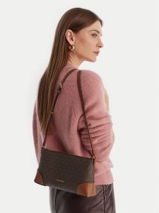 MICHAEL Michael Kors Torebka 32R6G1WC1B Brązowy. Brązowe torebki klasyczne MICHAEL Michael Kors, bez wzorów, ze skóry, bez dodatków. Za 669,99 zł.