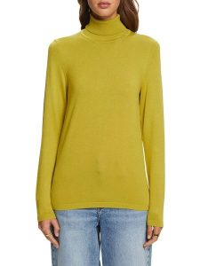 ESPRIT Sweter w kolorze zielonym rozmiar: S. Zielone golfy ESPRIT, bez wzorów. Za 83,81 zł.