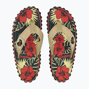 Japonki Gumbies Islander Flip-Flops. Brązowe klapki Gumbies, bez wzorów, bez obcasa. Za 99,99 zł.