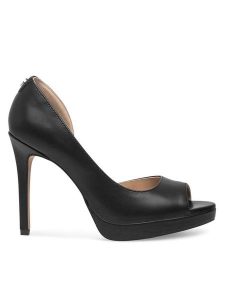 Nine West Szpilki WFA2733-1 Czarny. Czarne szpilki Nine West, bez wzorów, z syntetyku, bez obcasa. Za 219,99 zł.