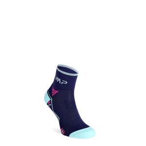 Skarpety biegowe damskie CMP Trail Sock SkinLife. Niebieskie skarpetki CMP, bez wzorów. Za 42,99 zł.