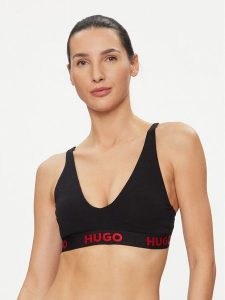 Hugo Biustonosz braletka Sporty 50495867 Czarny. Czarne biustonosze Hugo, bez wzorów, z bawełny. Za 129,99 zł.