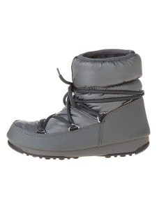 Moon Boot Botki zimowe "Low" w kolorze szarym rozmiar: 40. Szare botki Moon Boot, na zimę, bez wzorów, z materiału, bez obcasa, bez zapięcia. Za 388,35 zł.