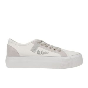 Buty Trampki Lee Cooper LCW-25-31-3479LA białe. Białe trampki bez wzorów, bez zapięcia. Za 273,73 zł.