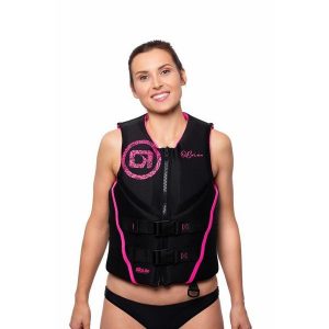 Kamizelka asekuracyjna żeglarska kajakowa damska Obrien pink 50 N. Czarne kamizelki O'BRIEN, l, bez wzorów, bez kołnierzyka, bez ramiączek, bez kaptura. Za 399,99 zł.