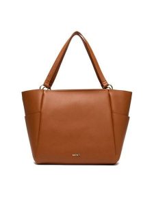 MEXX Torebka C-MEXX-S-012-08 Brązowy. Brązowe shopper bag Mexx, bez wzorów, z materiału, bez dodatków. Za 189,99 zł.