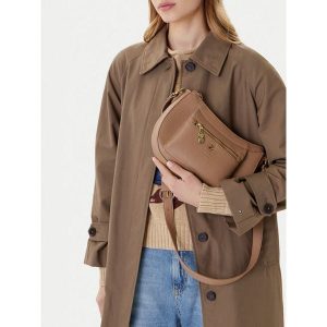 Torebka Beverly Hills Polo Club. Brązowe listonoszki Beverly Hills Polo Club, bez wzorów, bez dodatków. Za 159,99 zł.