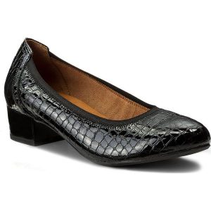 Półbuty CAPRICE - 9-22302-29 Blk Croco Pat. 041. Czółenka marki Caprice. W wyprzedaży za 209,00 zł.