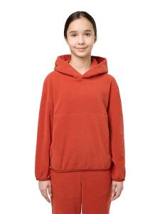 Jack Wolfskin Bluza polarowa "Smileyworld" w kolorze pomarańczowym rozmiar: 128. Pomarańczowe bluzy Jack Wolfskin, bez wzorów, z polaru, bez kaptura. Za 105,38 zł.