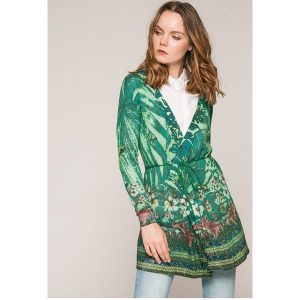 Desigual - Kardigan. Długie swetry marki Desigual. W wyprzedaży za 219,90 zł.