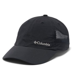 Czapka z daszkiem Columbia. Czarne czapki Columbia, bez wzorów. Za 109,99 zł.