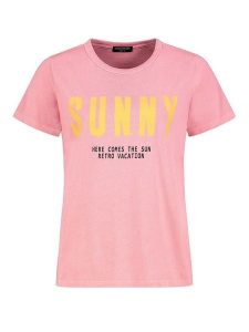 Eight2Nine Koszulka w kolorze jasnoróżowym rozmiar: XL. Różowe bluzki Eight2Nine, xl, bez wzorów, z bawełny, bez kołnierzyka, bez ramiączek. Za 61,95 zł.