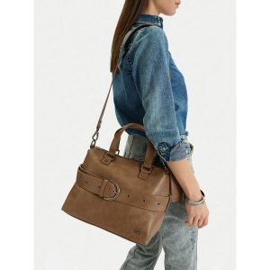 Torebka G-Star Raw. Brązowe torebki klasyczne G-Star Raw, bez wzorów, bez dodatków. Za 249,99 zł.