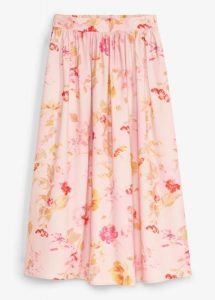 Spódnica maxi z przewiewnej krepy. Czerwone spódnice bonprix, bez wzorów, eleganckie, maxi. Za 149,99 zł.