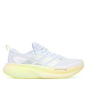 Buty do biegania adidas. Fioletowe buty sportowe ADIDAS, bez wzorów, bez zapięcia, do biegania. Za 486,99 zł.
