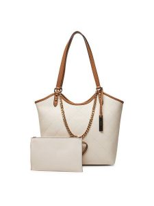 Aldo Torebka Ybelihar 13933697 Écru. Shopper bag ALDO, bez wzorów, ze skóry, bez dodatków. Za 239,99 zł.