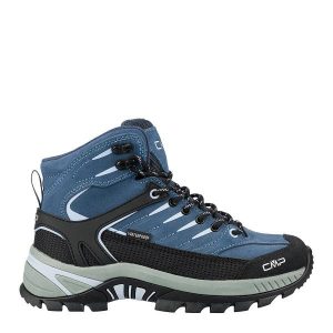Buty trekkingowe damskie CMP RIGEL 2.0 MID skóra wodoodporne. Niebieskie buty trekkingowe CMP, ze skóry, bez zapięcia. Za 529,99 zł.