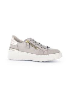 Gabor Skórzane sneakersy w kolorze szarobrązowym rozmiar: 36. Brązowe trampki Gabor, bez wzorów, z nubiku, bez zapięcia. Za 195,97 zł.