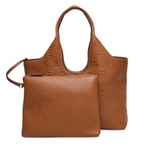 Torebka KARL LAGERFELD. Brązowe torebki klasyczne KARL LAGERFELD, bez wzorów, bez dodatków. Za 689,99 zł.