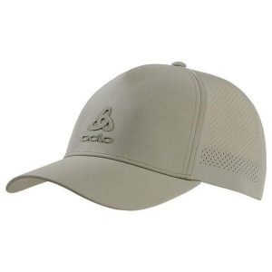 Czapka z daszkiem Odlo Performance Snapback Cap. Szare czapki ODLO, bez wzorów, sportowe. Za 136,80 zł.