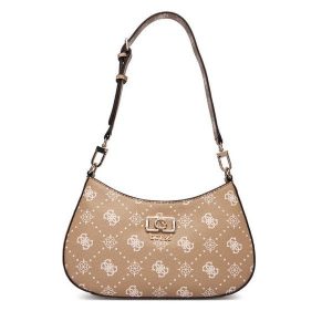 Torebka Guess. Brązowe torebki klasyczne Guess, z aplikacjami, bez dodatków. Za 609,99 zł.