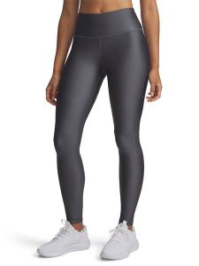Under Armour Legginsy sportowe "HeatGear" w kolorze antracytowym rozmiar: S. Czarne legginsy Under Armour, bez wzorów, z materiału. Za 139,95 zł.