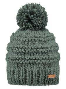 Barts Czapka "Jasmin" w kolorze zielonym rozmiar: onesize. Zielone czapki Barts, z aplikacjami, z wełny. Za 113,10 zł.