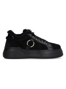 Liu Jo Skórzane sneakersy w kolorze czarnym rozmiar: 38. Czarne trampki Liu Jo, bez wzorów, bez zapięcia. Za 395,31 zł.