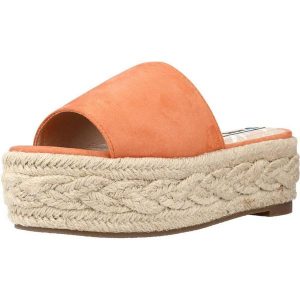 Sandały MTNG 51124M Pomarańczowy. Brązowe sandały mtng, bez wzorów, ze skóry, bez obcasa, bez zapięcia. Za 109,99 zł.