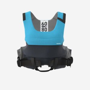 Kamizelka asekuracyjna żeglarska Decathlon BA 50 N Club. Kamizelki TRIBORD, bez wzorów, z materiału, bez kołnierzyka, bez ramiączek, bez kaptura. Za 169,99 zł.