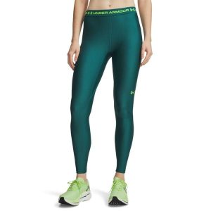 Legginsy Under Armour Heatgear Legging Damskie. Zielone legginsy Under Armour, bez wzorów, z elastanu, krótkie. Za 266,99 zł.