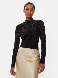 Marciano Guess Body 5RGP03 6218A Czarny Slim Fit. Czarne body i gorsety Marciano Guess, z aplikacjami, z syntetyku. Za 519,99 zł.
