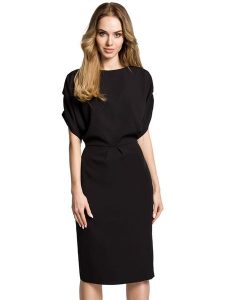 Made of emotion Sukienka w kolorze czarnym rozmiar: XXL. Czarne sukienki Made Of Emotion, xxl, bez wzorów, bez kołnierzyka, bez ramiączek, midi. Za 134,95 zł.