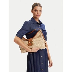 Torebka Guess. Brązowe torebki klasyczne Guess, z aplikacjami, bez dodatków. Za 679,99 zł.