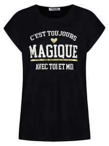 Sublevel Koszulka w kolorze czarnym rozmiar: M. Czarne bluzki Sublevel, m, bez wzorów, bez kołnierzyka, bez ramiączek. Za 43,99 zł.