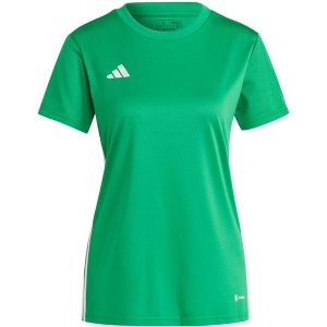 Koszulka damska adidas Tabela 23 Jersey. Fioletowe bluzki ADIDAS, xl, bez wzorów, z jersey, sportowe, bez kołnierzyka, bez ramiączek. Za 65,00 zł.