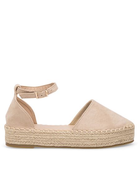 DeeZee Espadryle WSS990-215 Beżowy. Brązowe espadryle DeeZee, bez wzorów, z materiału, bez obcasa. Za 99,99 zł.