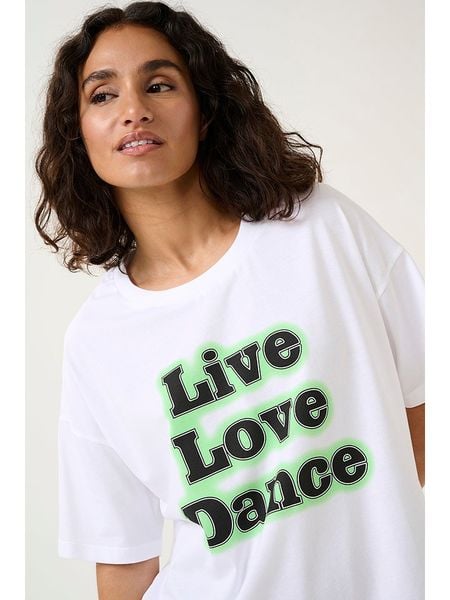 Kaffe Koszulka "Ellen" w kolorze białym rozmiar: XL. Białe bluzki Kaffe, xl, bez wzorów, z bawełny, bez kołnierzyka, bez ramiączek. Za 65,69 zł.