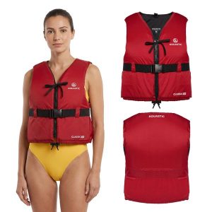 Kamizelka AQUASTIC asekuracyjna Classic 50N. Kamizelki AQUASTIC, xl, bez wzorów, bez kołnierzyka, bez ramiączek, bez kaptura. Za 129,99 zł.