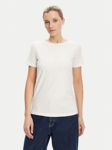 Weekend Max Mara T-Shirt Multib 2525976011 Biały Regular Fit. Białe t-shirty Weekend Max Mara, m, bez wzorów, z bawełny, bez kołnierzyka, bez ramiączek. Za 199,99 zł.