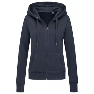 Damska Bluza Z Kapturem Select Plain. Niebieskie kurtki STEDMAN, bez wzorów, z kapturem. Za 202,99 zł.