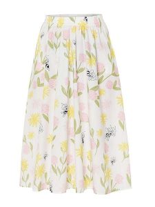 TATUUM Spódnica "Tekla" w kolorze kremowym ze wzorem rozmiar: XL. Brązowe spódnice Tatuum, xl, bez wzorów, midi. Za 175,67 zł.